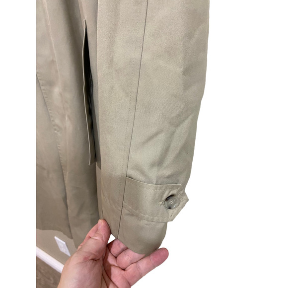 London Fog main Coat 40R Beige made in Canada - Picture 8 of 12